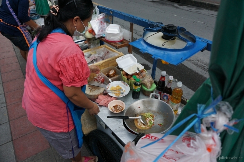 Frischer Wok in Bangkok