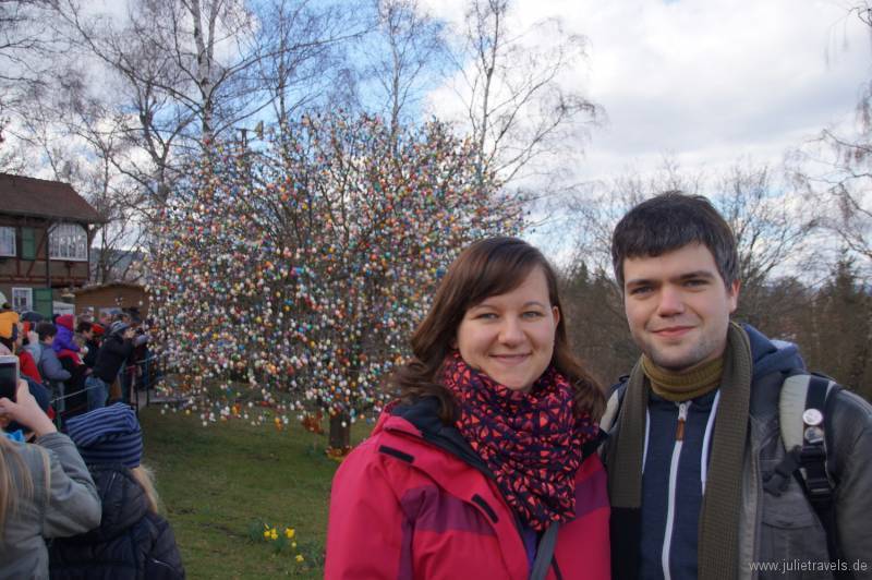 Ostereierbaum in Saalfeld