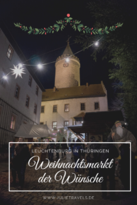 Der Burghof der Leuchtenburg mit Weihnachtsmarkt